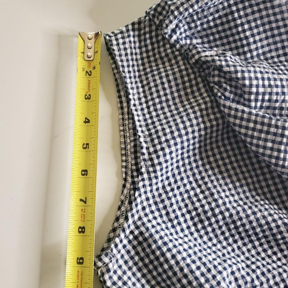 Mink Pink Gingham 'Wanderer' One Shoulder Dress - Small - Picture 12 of 12